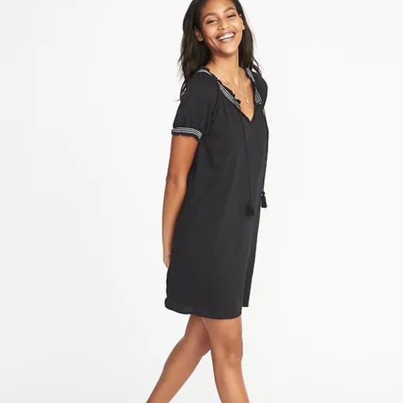 Old Navy Dresses & Skirts - Tassel-Tie Embroidered Shift Dress for Women